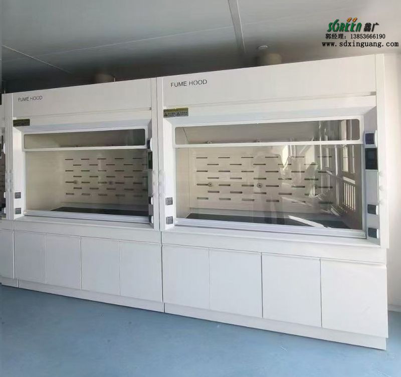 山東通風(fēng)柜廠家全鋼落地通風(fēng)櫥試驗臺邊臺